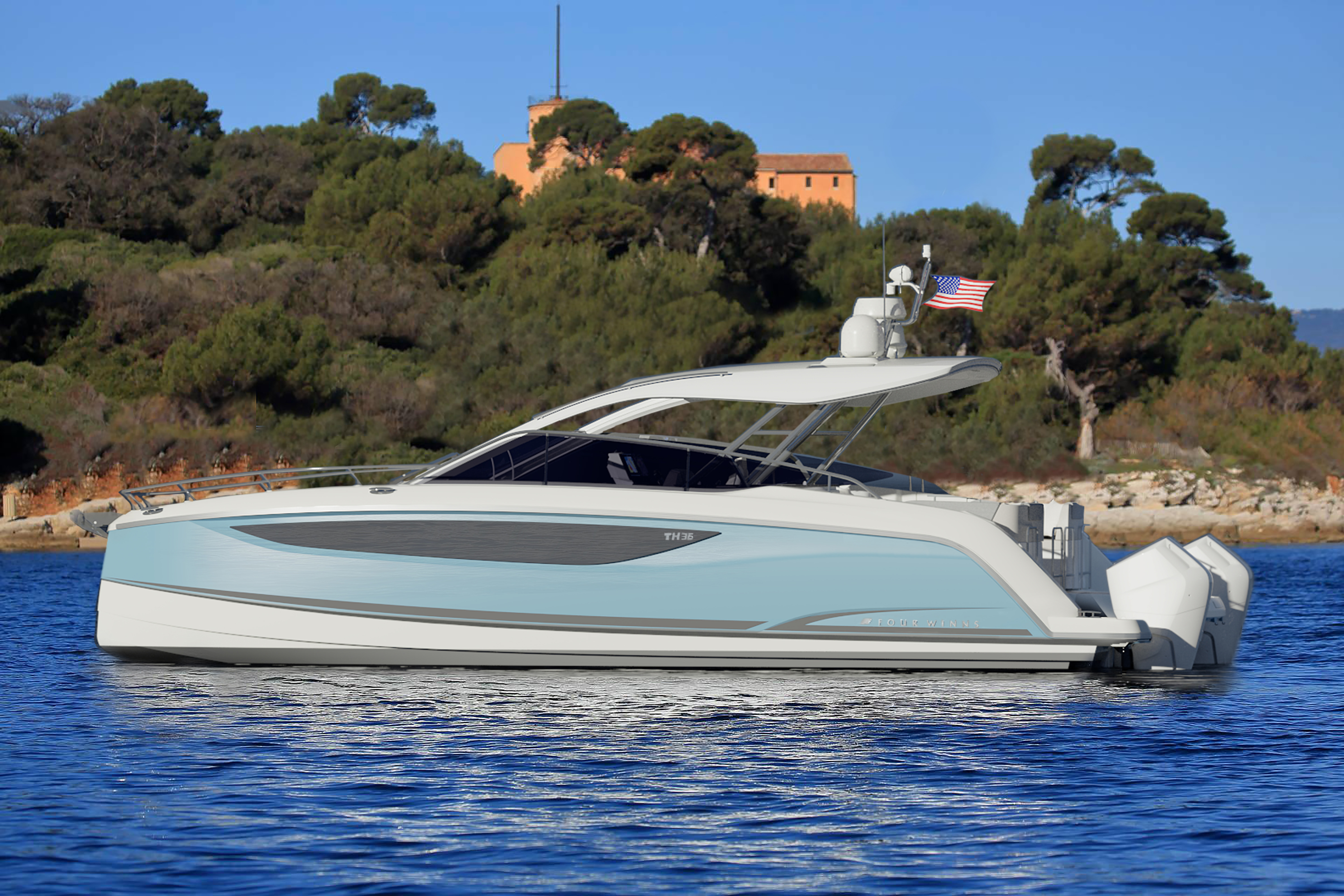Four Winns TH36 Catamaran