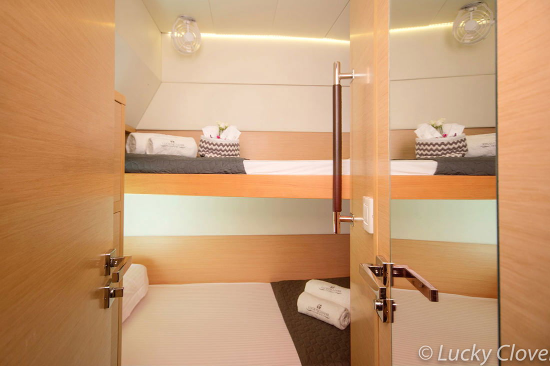 Lucky_Clover_Yachting2021_LuckyClover-cabins_web_3948.jpg of charter Catamaran Lucky Clover, a Lagoon 52