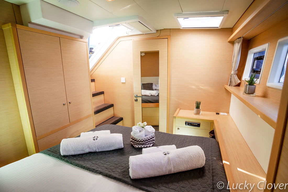 Lucky_Clover_Yachting2021_LuckyClover-cabins_web_4962.jpg of charter Catamaran Lucky Clover, a Lagoon 52